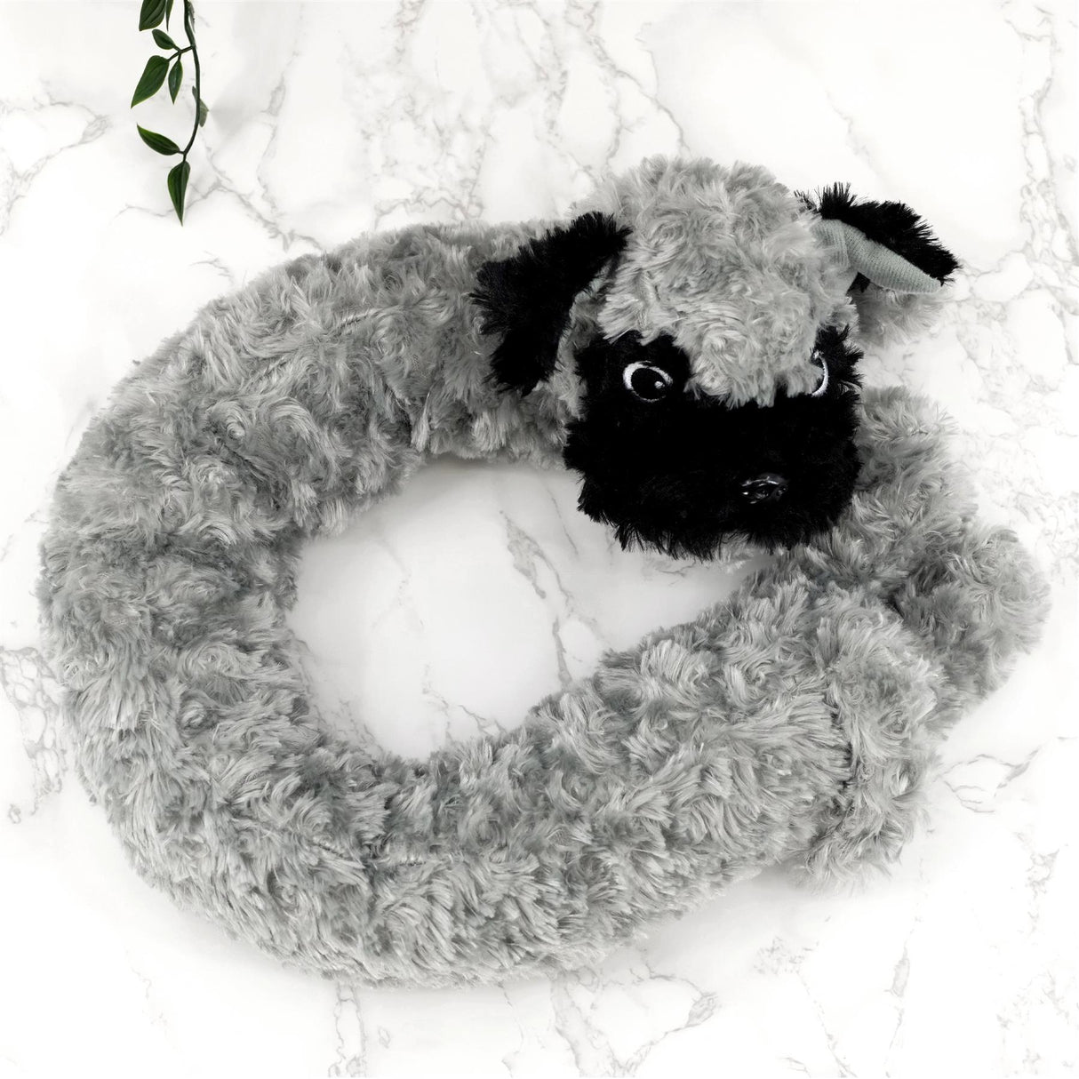 Novelty Grey Dog Draught Excluder for Doors by GEEZY - UKBuyZone