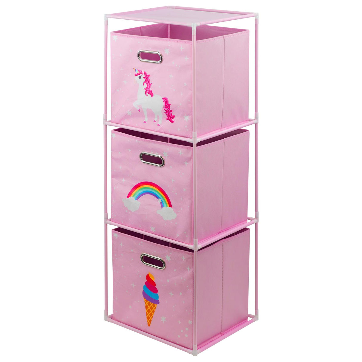 Kids Unicorn Design Storage Cubes by The Magic Toy Shop - UKBuyZone