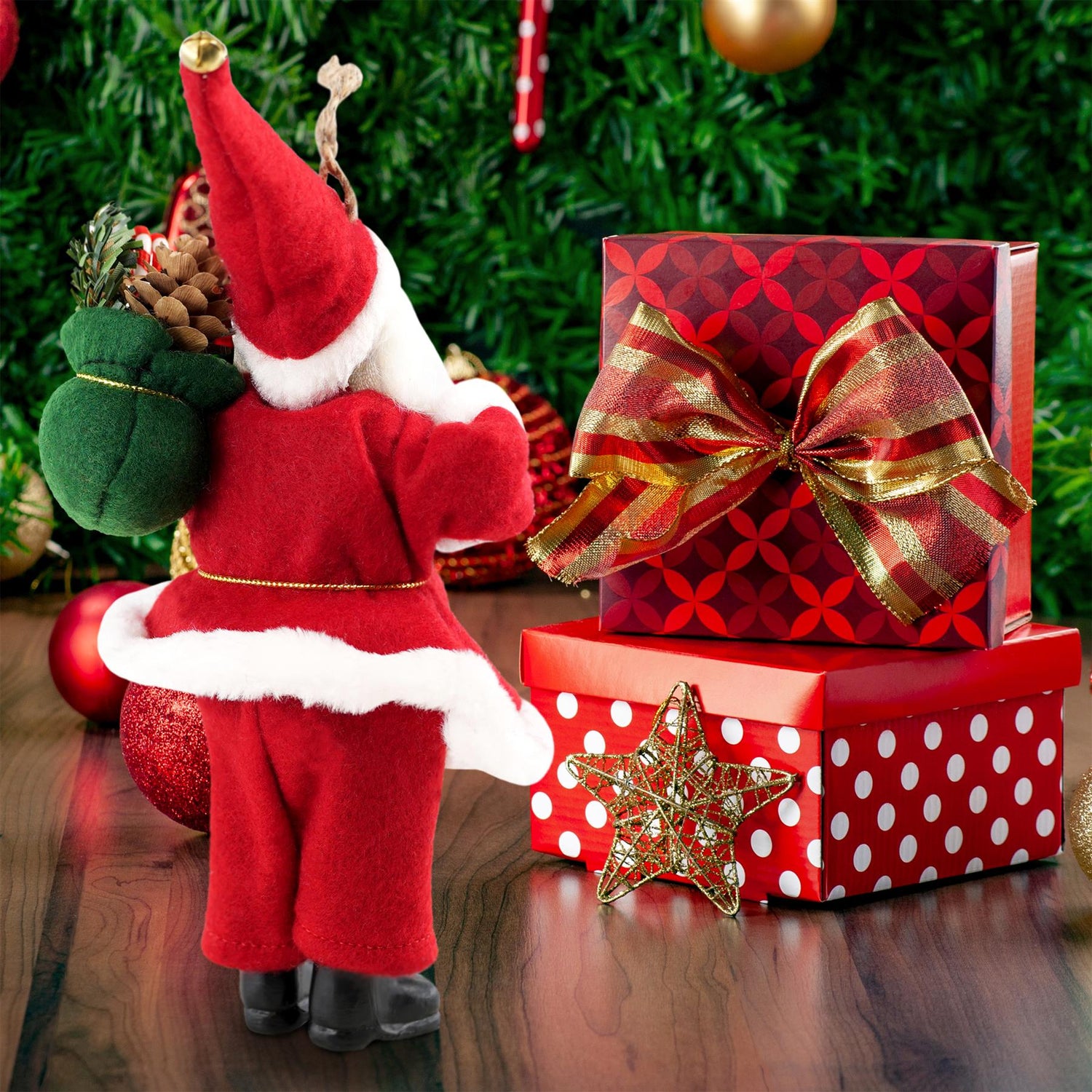 10" Santa Claus Figure by The Magic Toy Shop - UKBuyZone