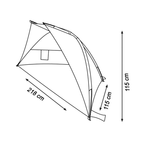 Beach Tent For Summer Holidays With UV Protection by GEEZY - UKBuyZone