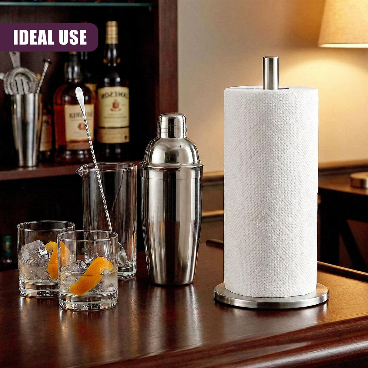 Stainless Steel Kitchen Roll Holder