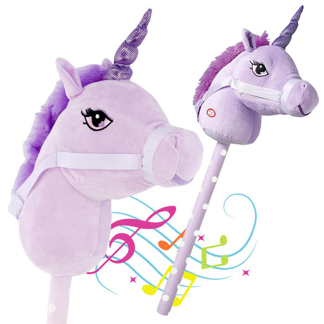 Lilac Hobby Horse by The Magic Toy Shop - UKBuyZone