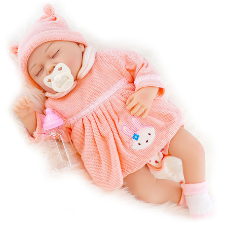 BiBi Doll Reborn Sleeping Girl "Rose" (50 cm / 20") by BiBi Doll - UKBuyZone