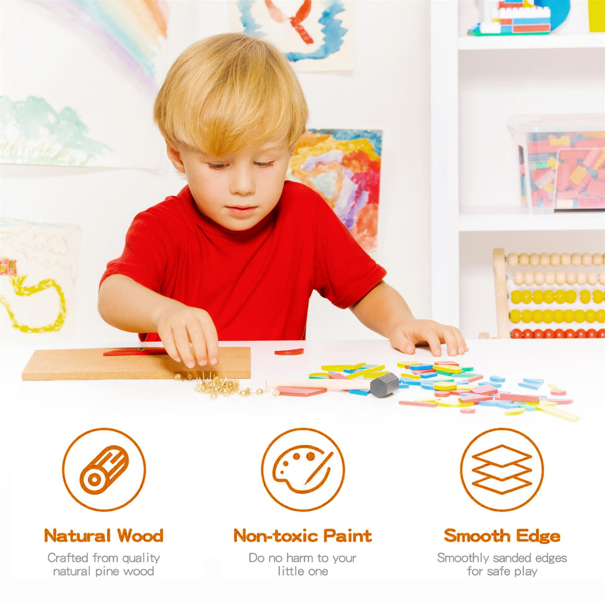 Hammer and Nail Tap Art Set by The Magic Toy Shop - UKBuyZone