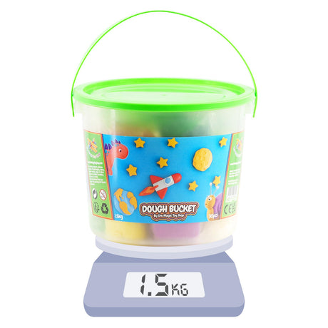 1.5 Kg Giant Play Dough Set in Bucket by The Magic Toy Shop - UKBuyZone