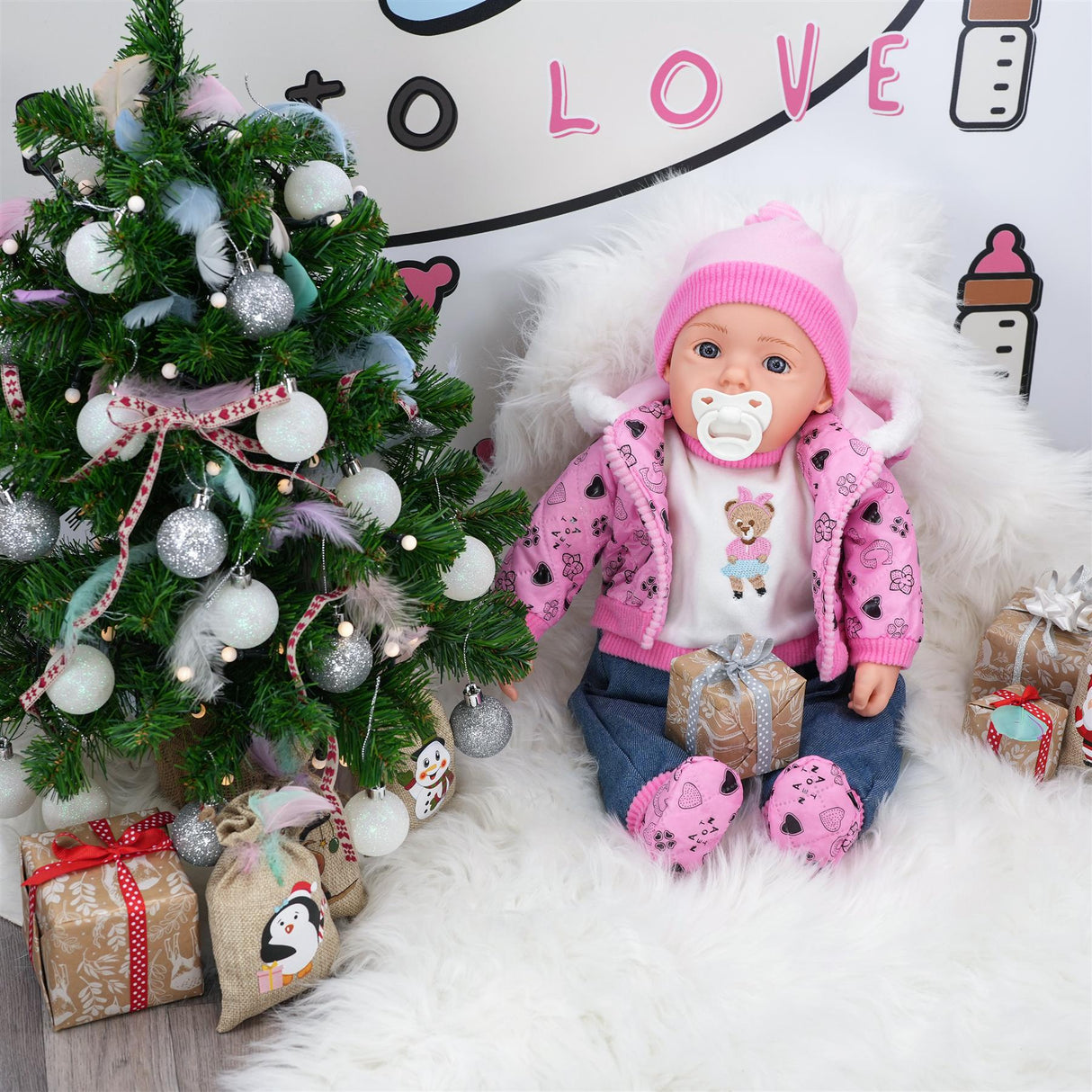 BiBi Baby Doll "Pinky" (50 cm / 20") by BiBi Doll - UKBuyZone