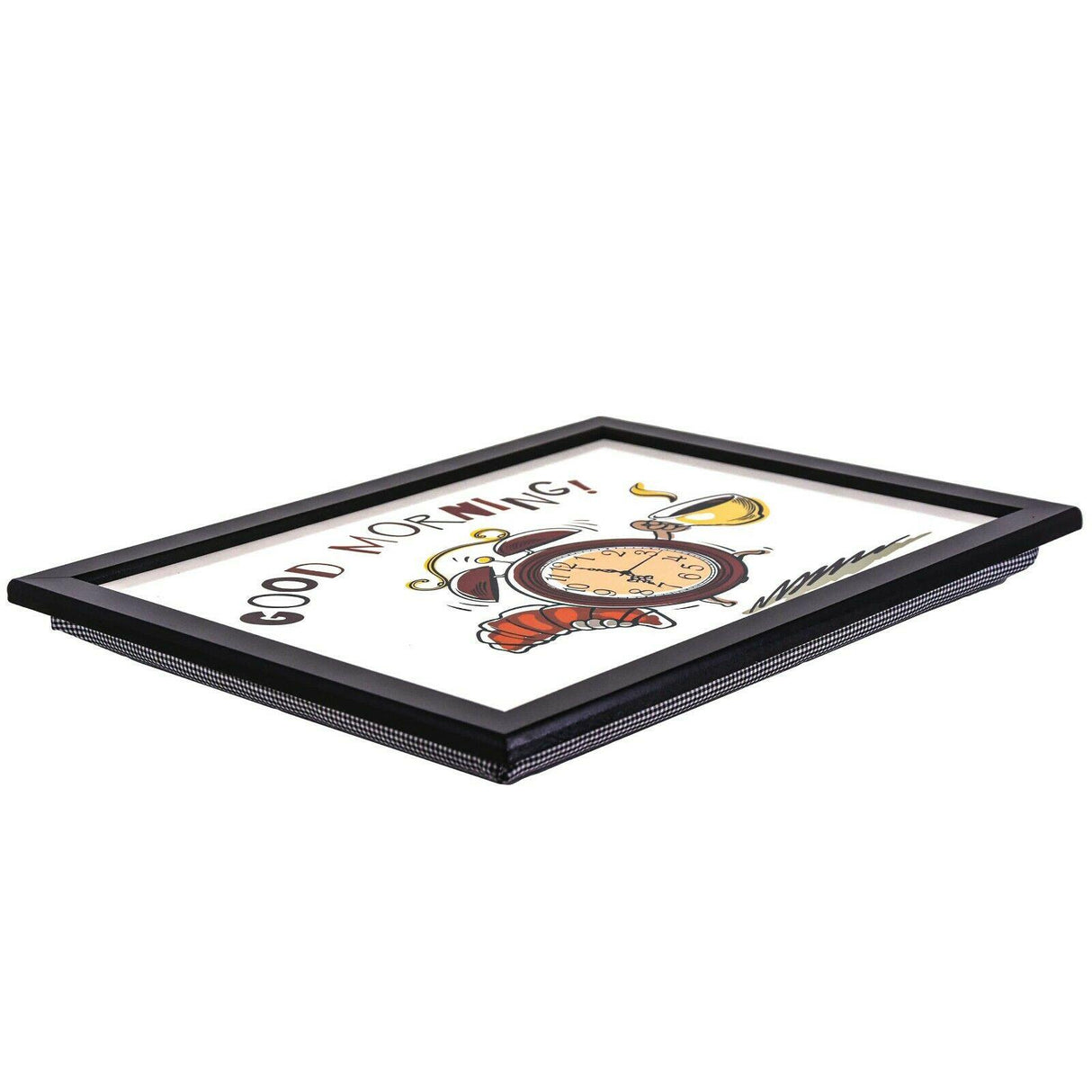 Lap Tray With Bean Bag Cushion (Good Morning) by Geezy - UKBuyZone