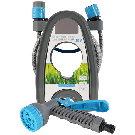 Garden Hose Reel Set - 5 Pcs by GEEZY - UKBuyZone