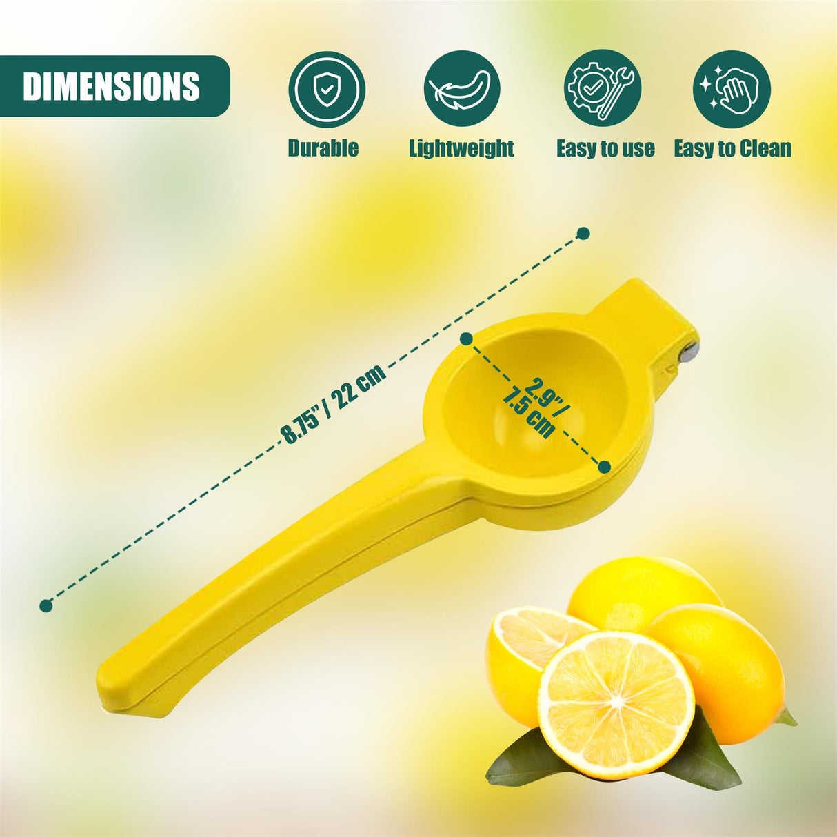Metal Lemon Squeezer by GEEZY - UKBuyZone
