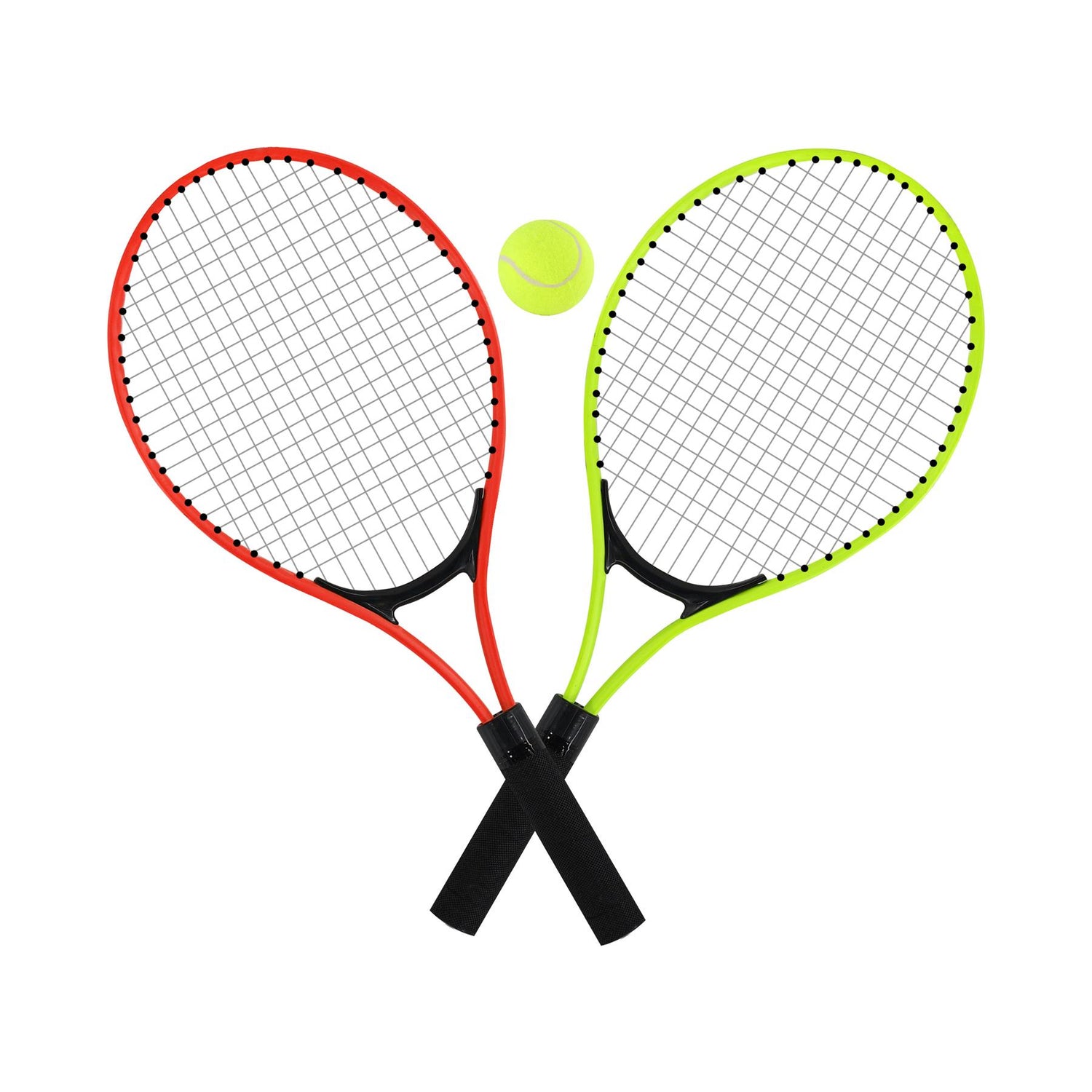 Metal Junior Tennis Set With 2 Racquets and Ball by The Magic Toy Shop - UKBuyZone