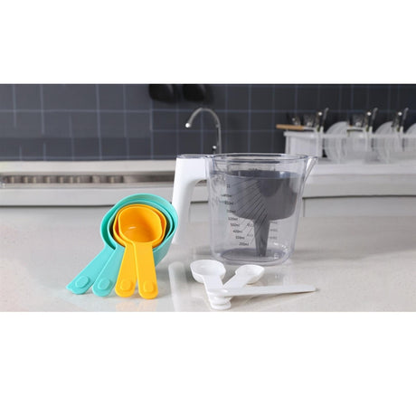 Measuring Cups & Spoons Set 9pcs by Geezy - UKBuyZone