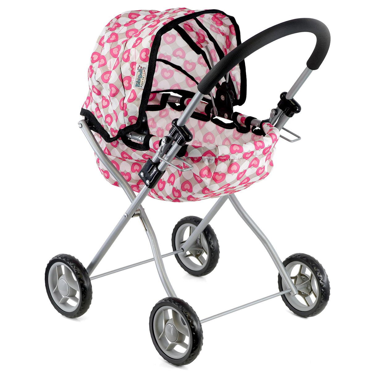 Classic Dolls Pink Pram by BiBi Doll - UKBuyZone