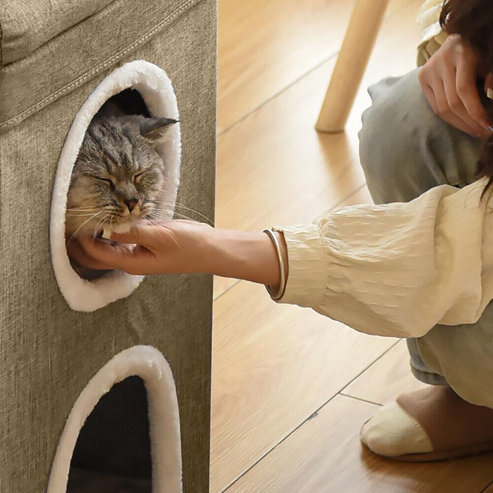 Foldable Cosy Cat Houses by GEEZY - UKBuyZone