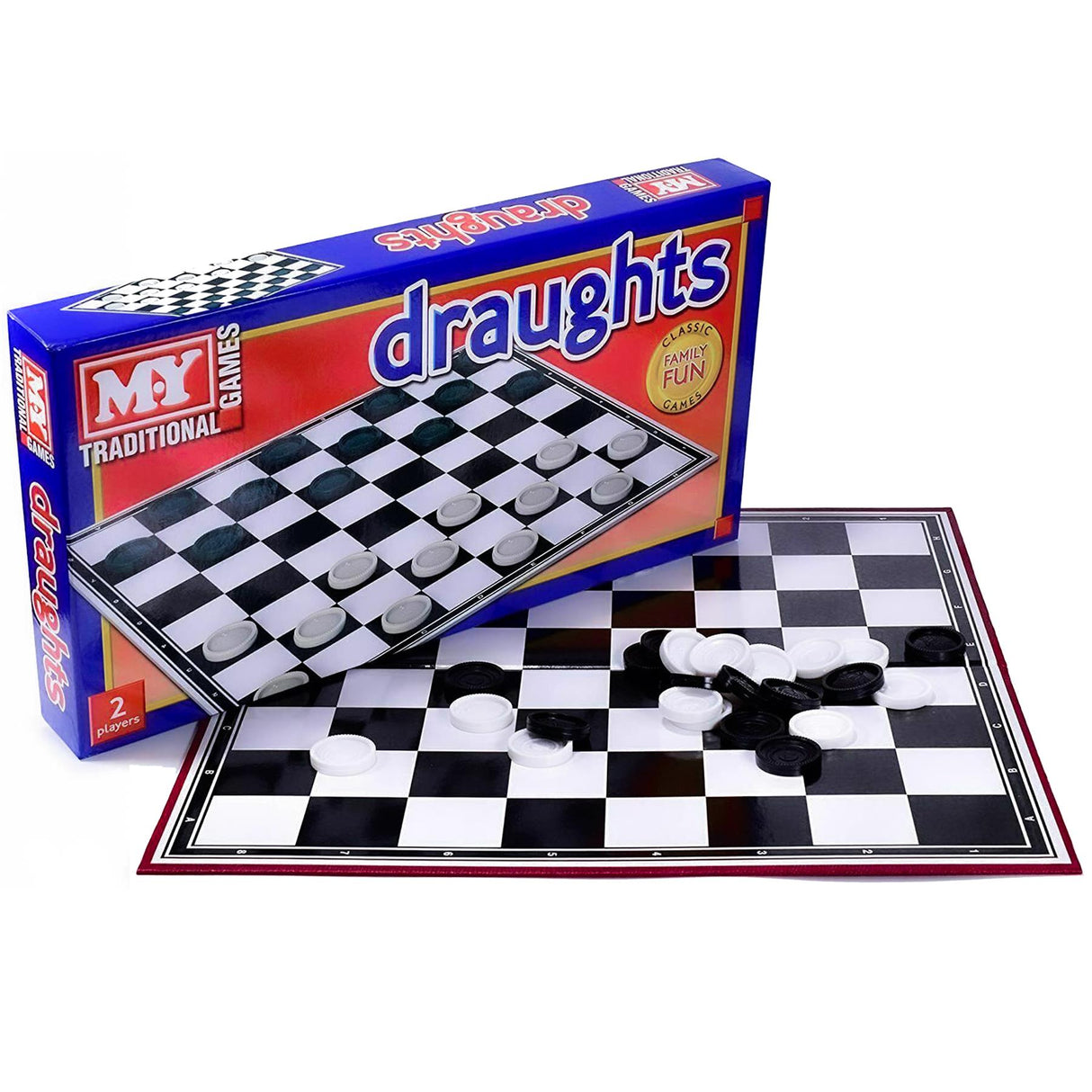 Traditional Folding Draughts Game by The Magic Toy Shop - UKBuyZone