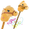 Kids Brown Hobby Horse With Sounds by The Magic Toy Shop - UKBuyZone