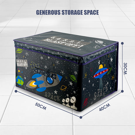 Blast Off Large Storage Box by The Magic Toy Shop - UKBuyZone