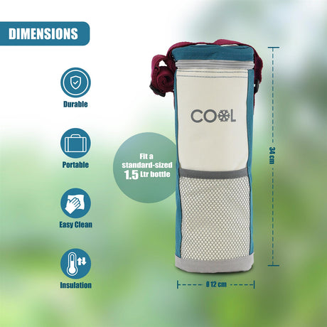 Bottle Insulated Cool Bag by GEEZY - UKBuyZone
