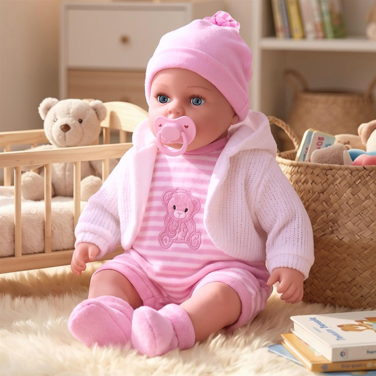 BiBi Baby Doll - Pink (45 cm / 18")