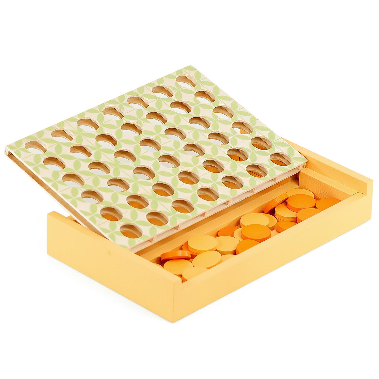 4 In A Row Classic Wooden Board Game by The Magic Toy Shop - UKBuyZone