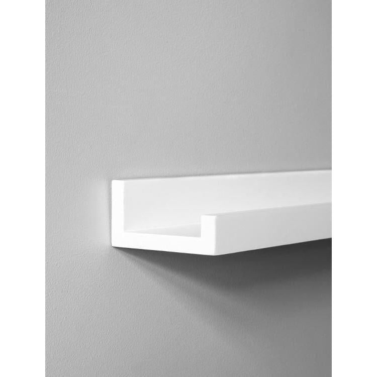 White Wall Hanging Shelf 45 cm Pack 2 by GEEZY - UKBuyZone