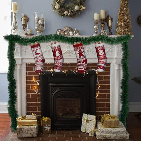 Christmas Garland Decoration 2.7m (9ft) by GEEZY - UKBuyZone