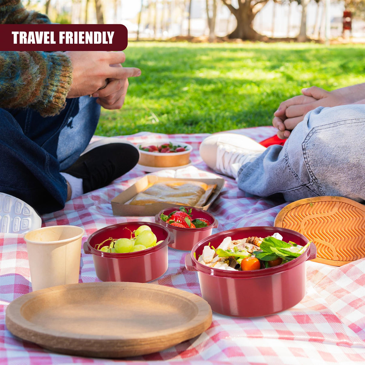 Microwave Bowls with Vented Lids - Set of 3 by GEEZY - UKBuyZone