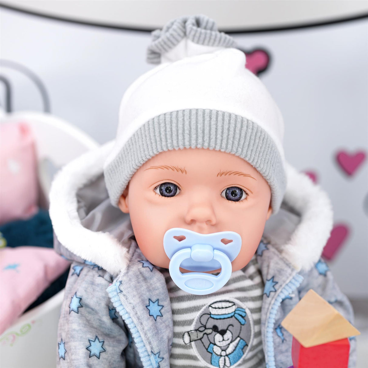 BiBi Baby Doll "Navy" (Sleepy Boy) (50 cm / 20") by BiBi Doll - UKBuyZone