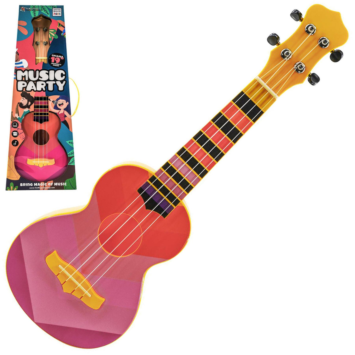 Ukulele 4 Strings Musical Instrument by The Magic Toy Shop - UKBuyZone