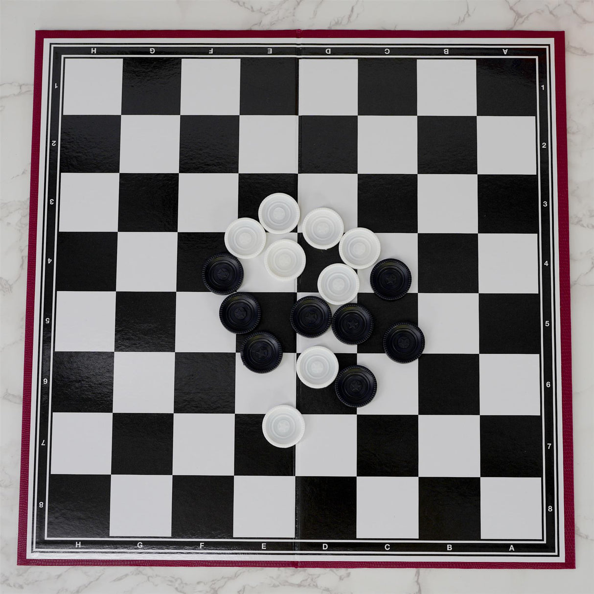 Traditional Folding Draughts Game by The Magic Toy Shop - UKBuyZone