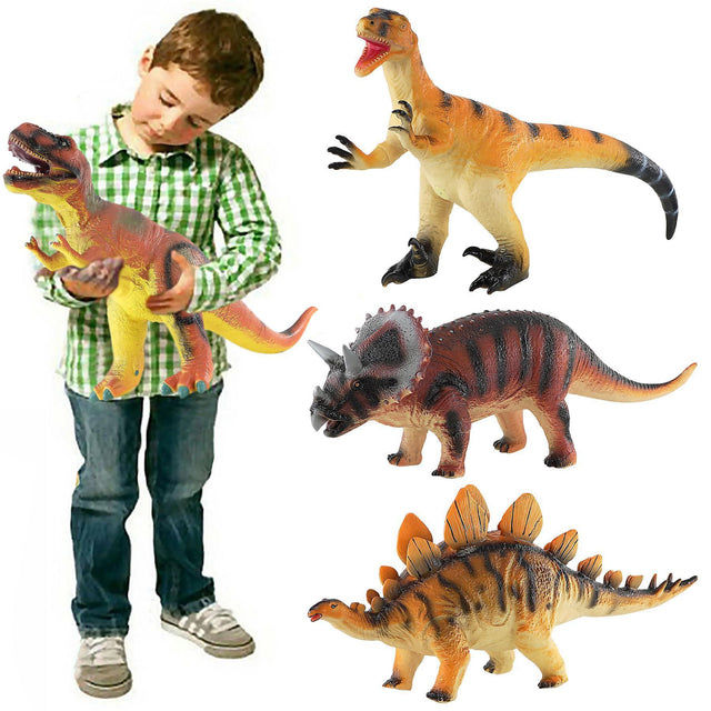 Large Dinosaurs Figures Set of 4 by The Magic Toy Shop - UKBuyZone