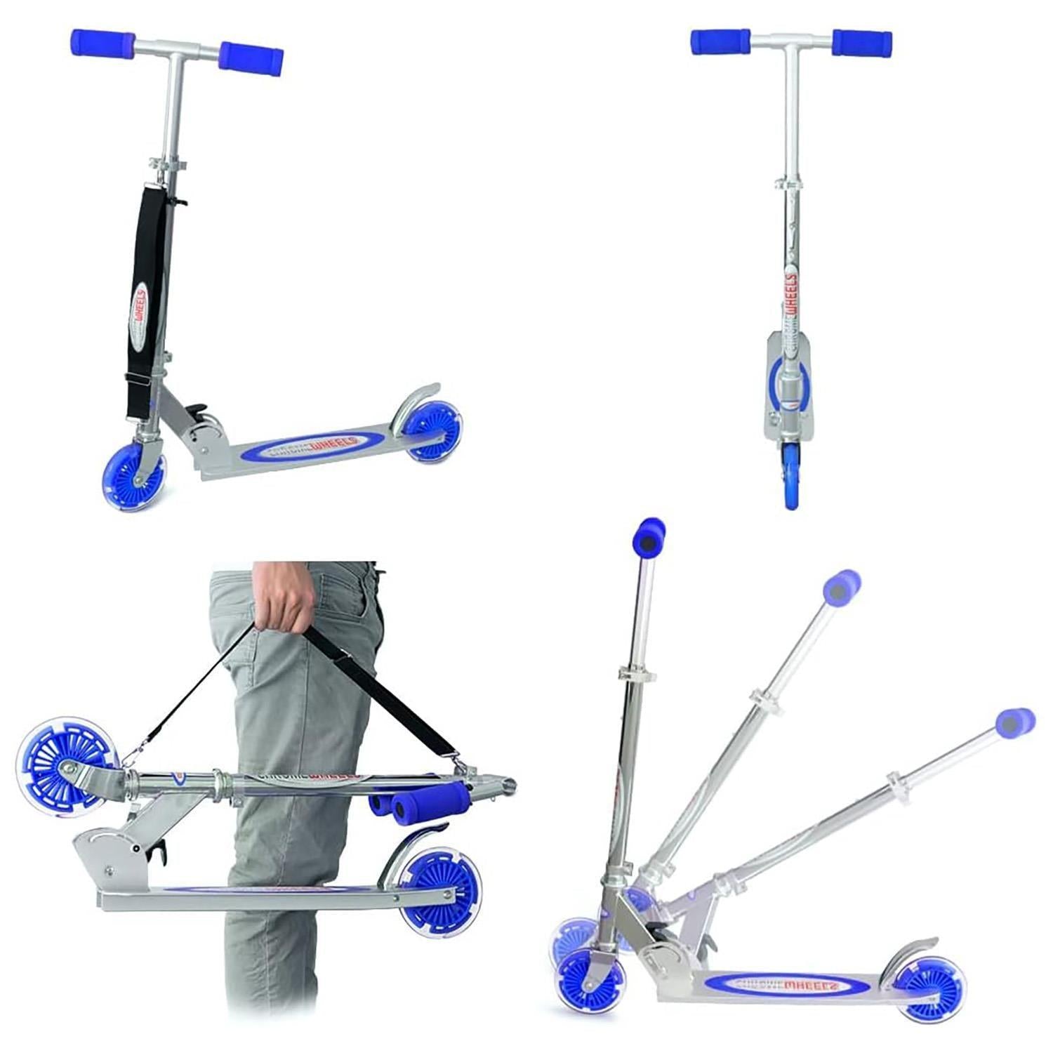Foldable Kids Scooter Blue by The Magic Toy Shop - UKBuyZone