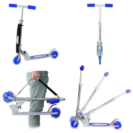 Foldable Kids Scooter Blue by The Magic Toy Shop - UKBuyZone