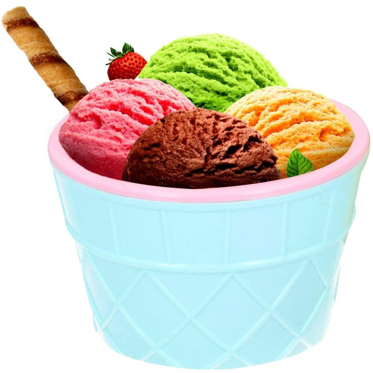 Ice Cream Bowls With Scoops by The Magic Toy Shop - UKBuyZone