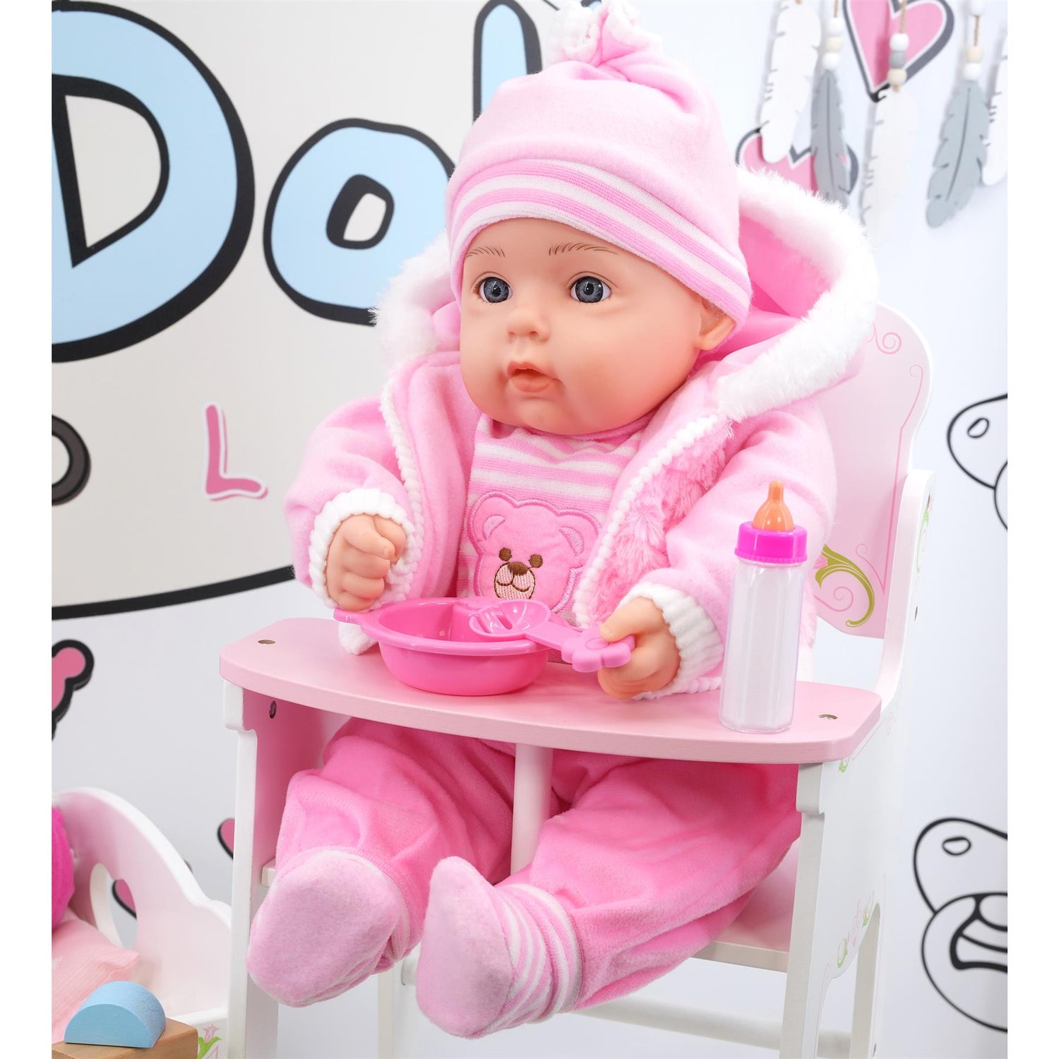 BiBi Baby Doll "Pinky" (Little Bear) (50 cm / 20") by BiBi Doll - UKBuyZone