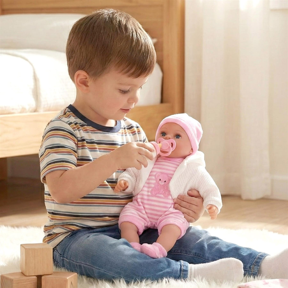 BiBi Baby Doll - Pink (45 cm / 18")