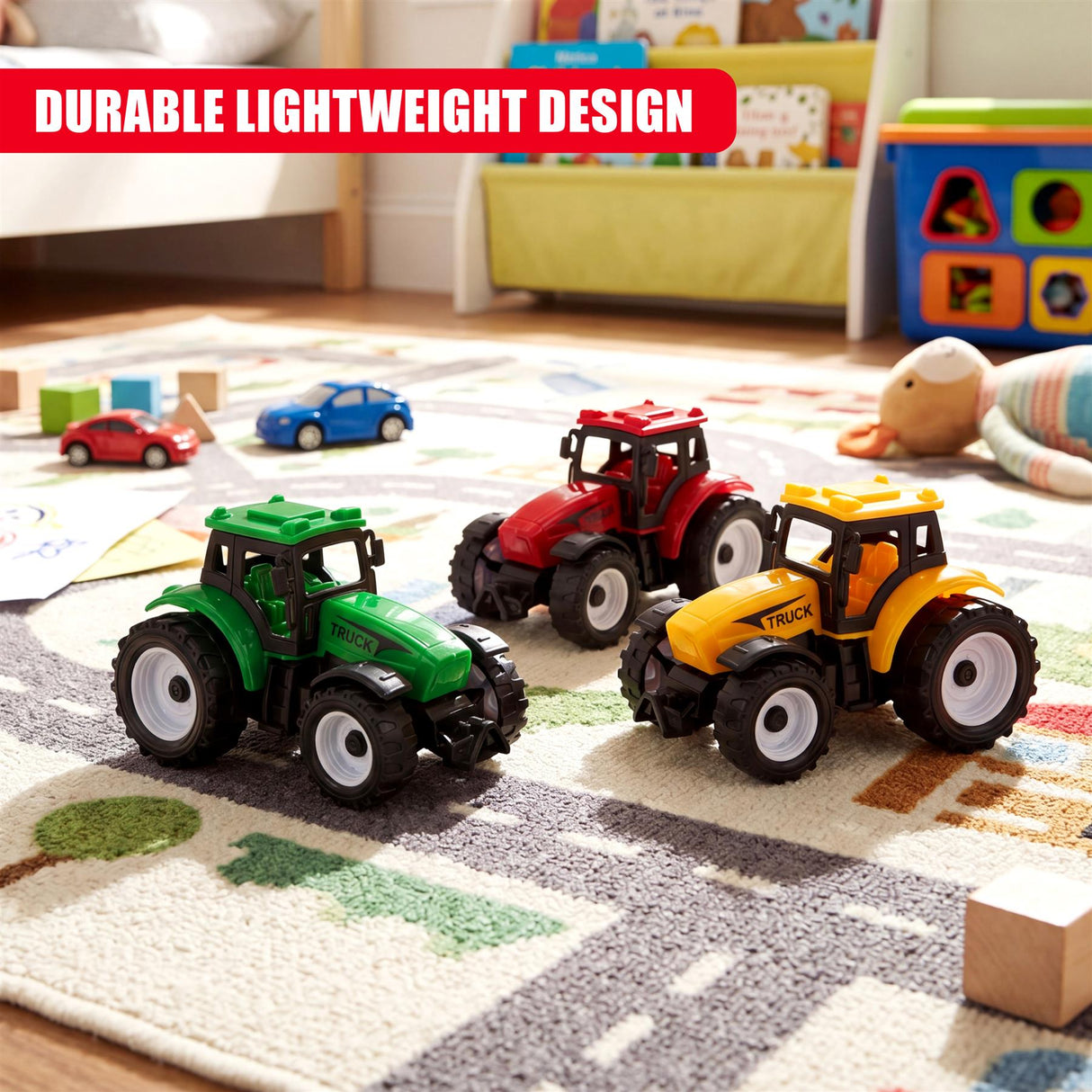 Farm Tractors & Trailer Playset