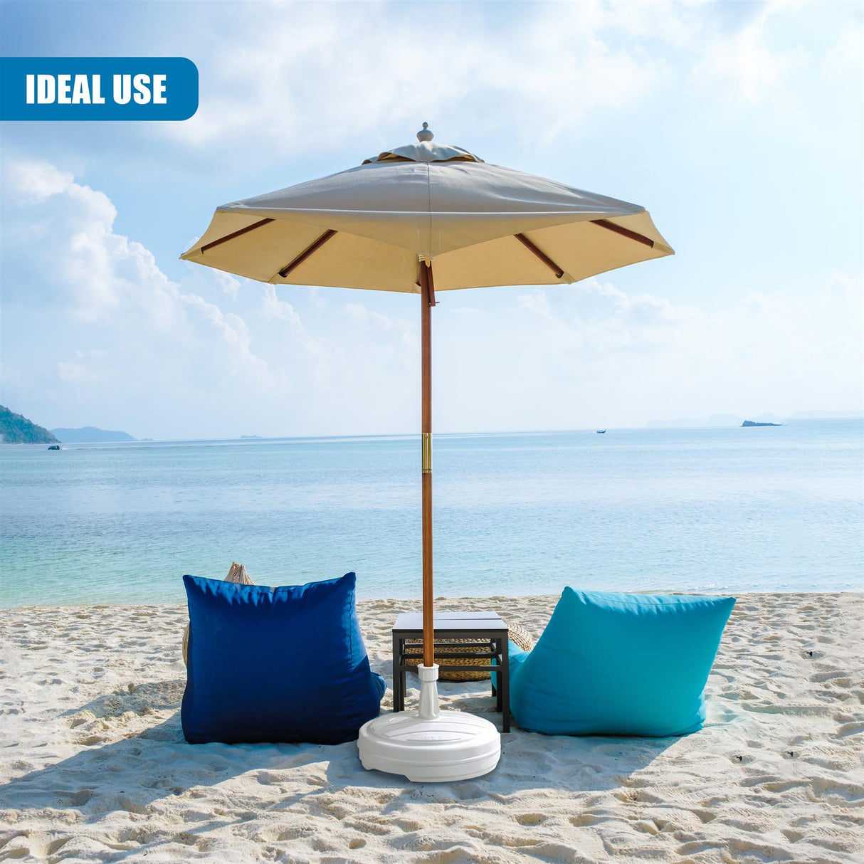 White Parasol Base, 13L