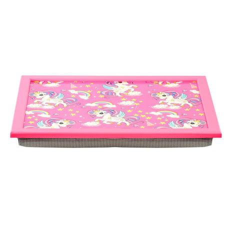Rainbow Unicorns Lap Tray by Geezy - UKBuyZone