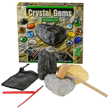 Crystal Gems Digging Kit by The Magic Toy Shop - UKBuyZone