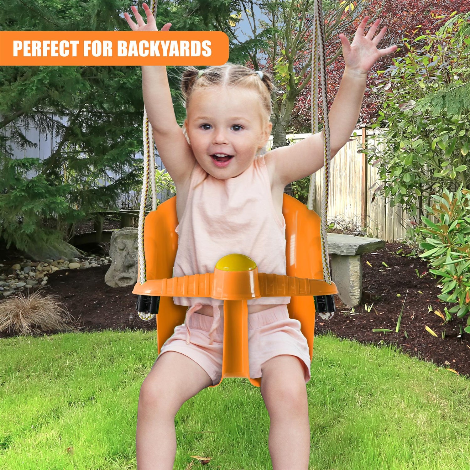 Orange Children's Safety Swing Seat by MTS - UKBuyZone