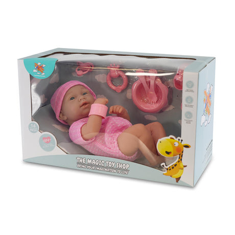 BiBi Doll Newborn Girl & Accessories (35 cm / 14") by The Magic Toy Shop - UKBuyZone