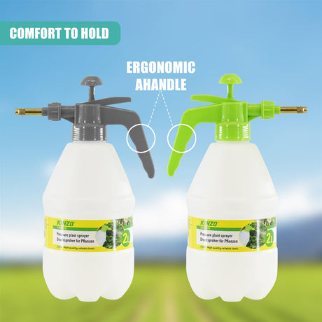 2L Garden Pressure Spray Bottle Plant Water Spray by GEEZY - UKBuyZone