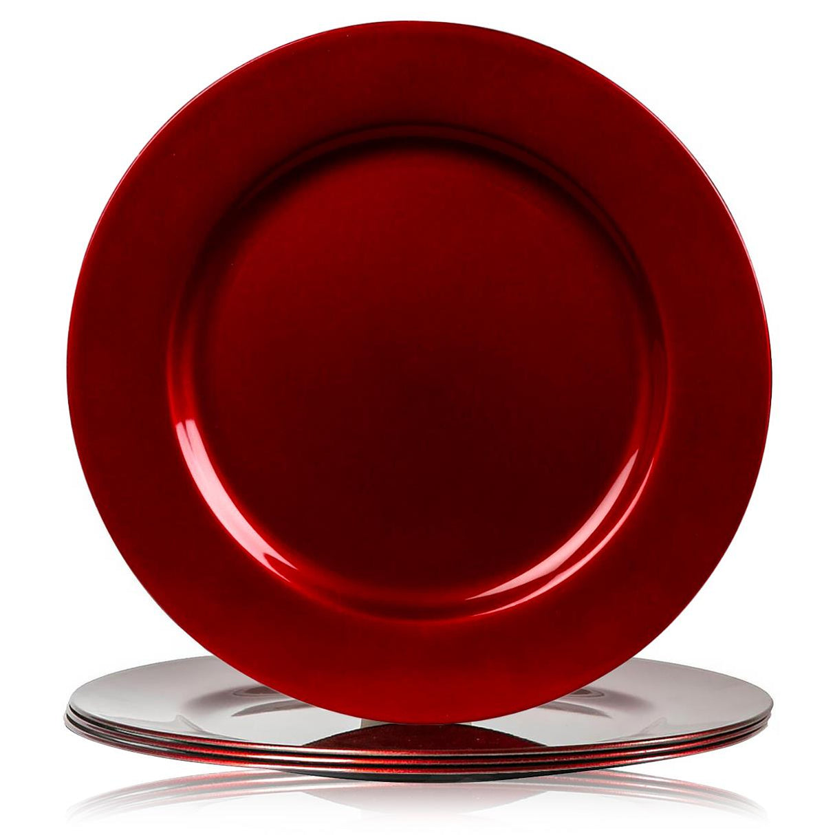 Metallic Charger Plates Set of 4 by GEEZY - UKBuyZone
