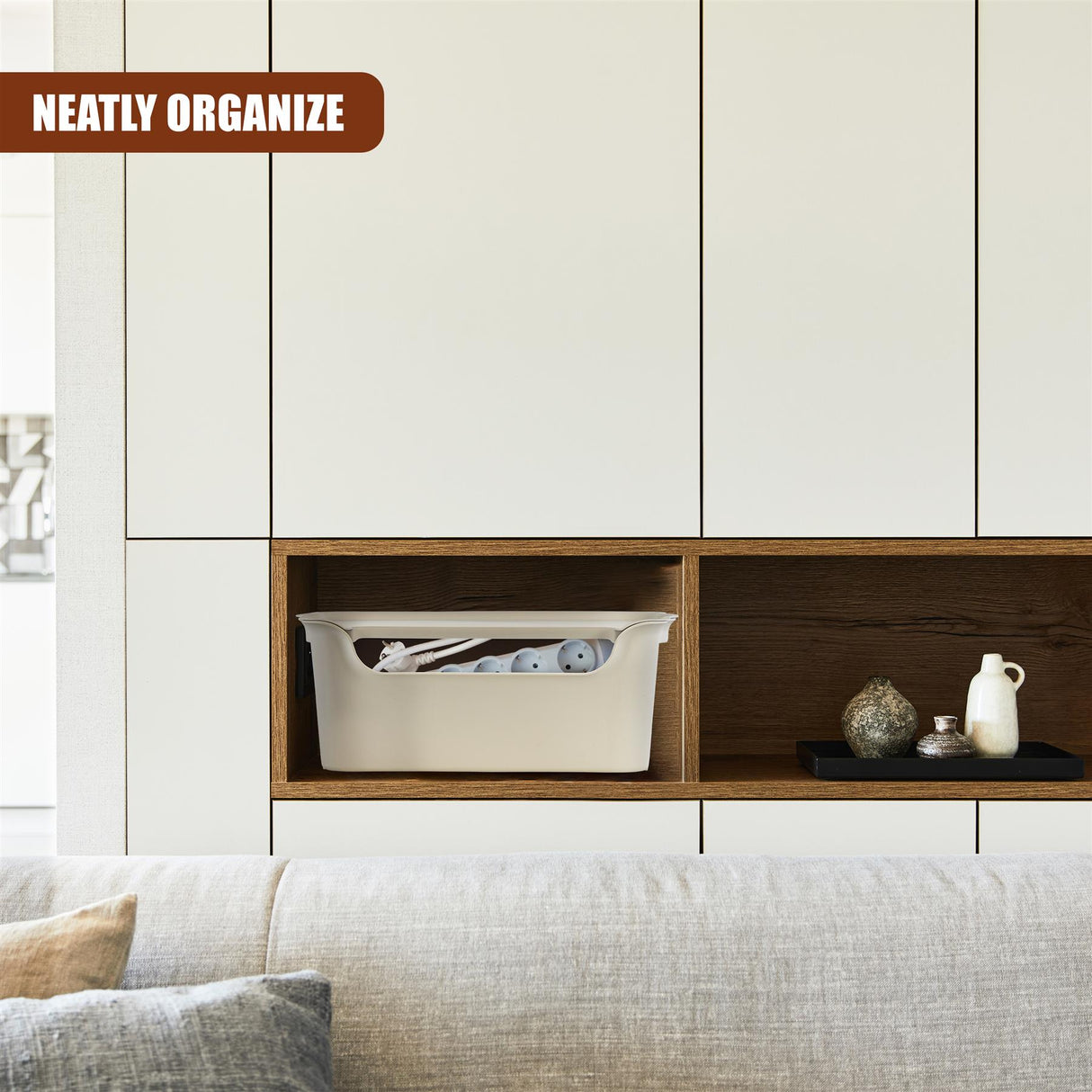 Storage Boxes with Lids Set of 4 by GEEZY - UKBuyZone