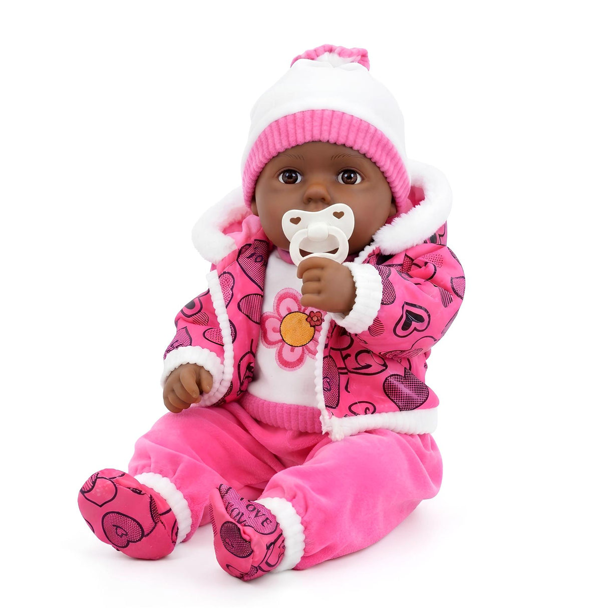 BiBi Black Baby Doll "Sparkle" (50 cm / 20")