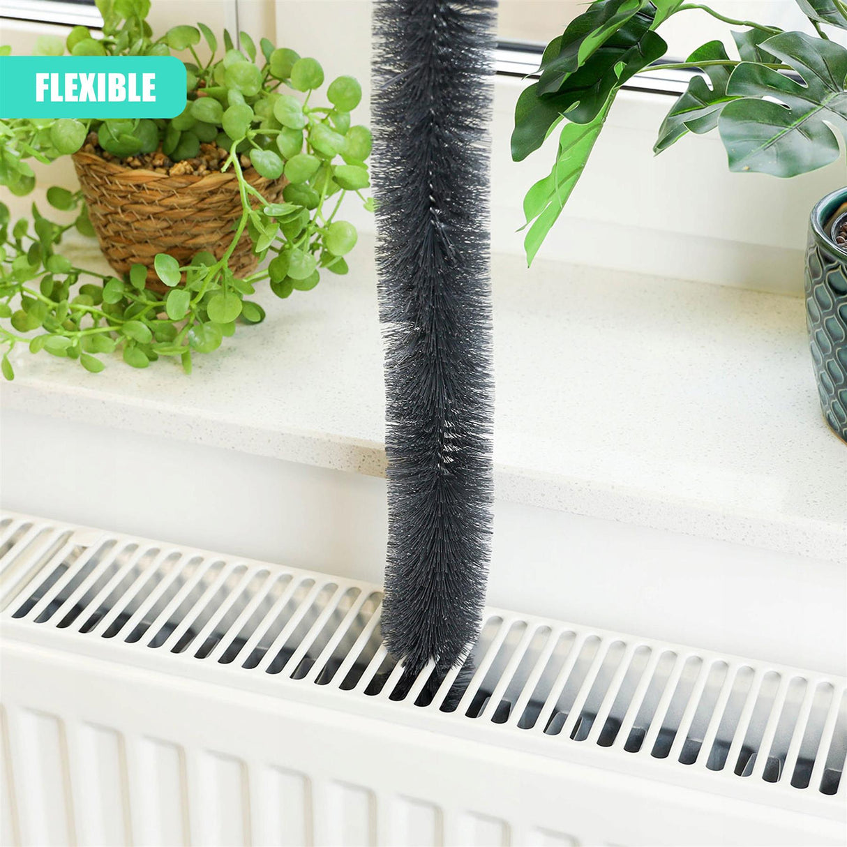 Set of 2 Radiator Cleaner Brushes 71cm by GEEZY - UKBuyZone