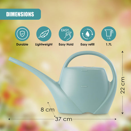Watering Can 1.7L by GEEZY - UKBuyZone