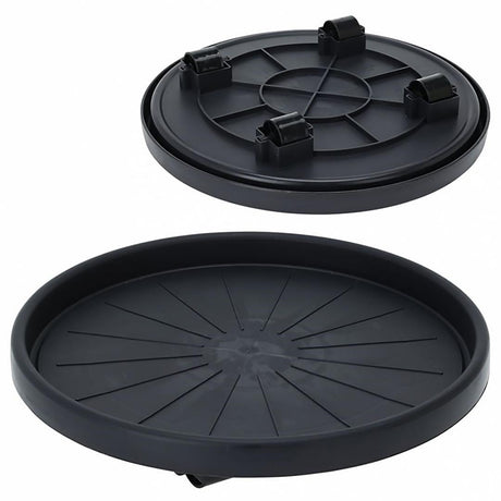Plant Trolley Plant Caddy Indoor and Outdoor Pot Caddy with Wheels Round by The Magic Toy Shop - UKBuyZone