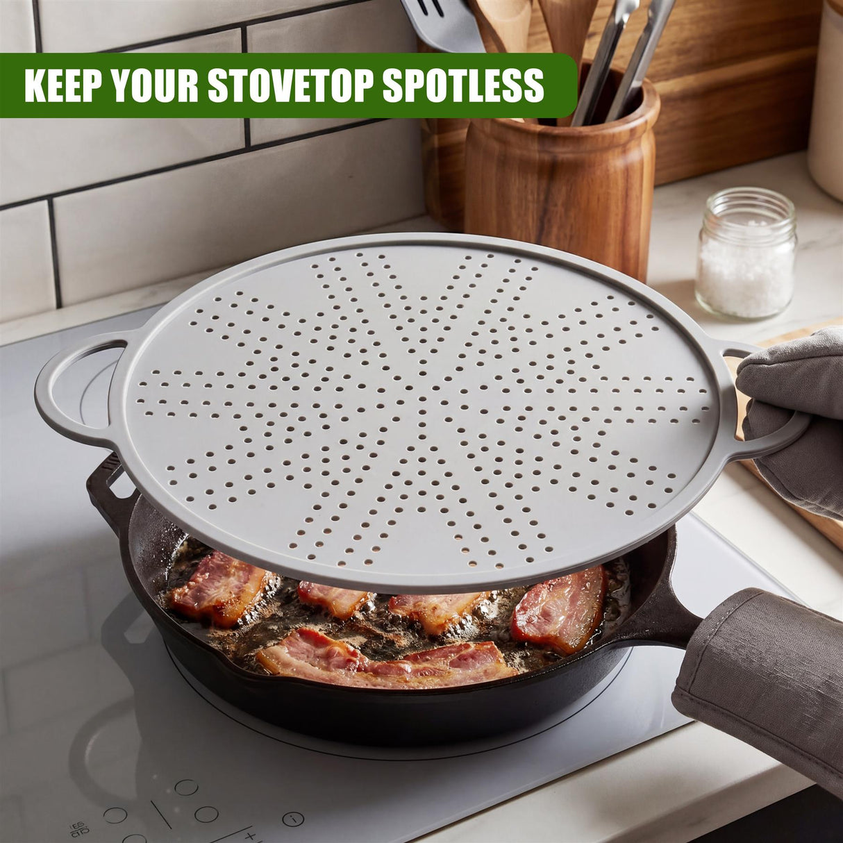 3-in-1 Silicone Strainer 28 cm