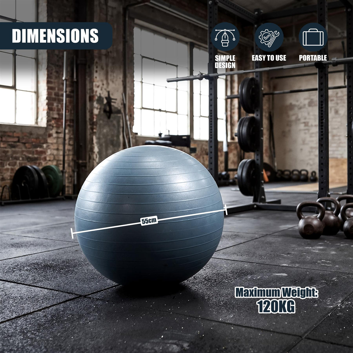 Inflatable Exercise Ball